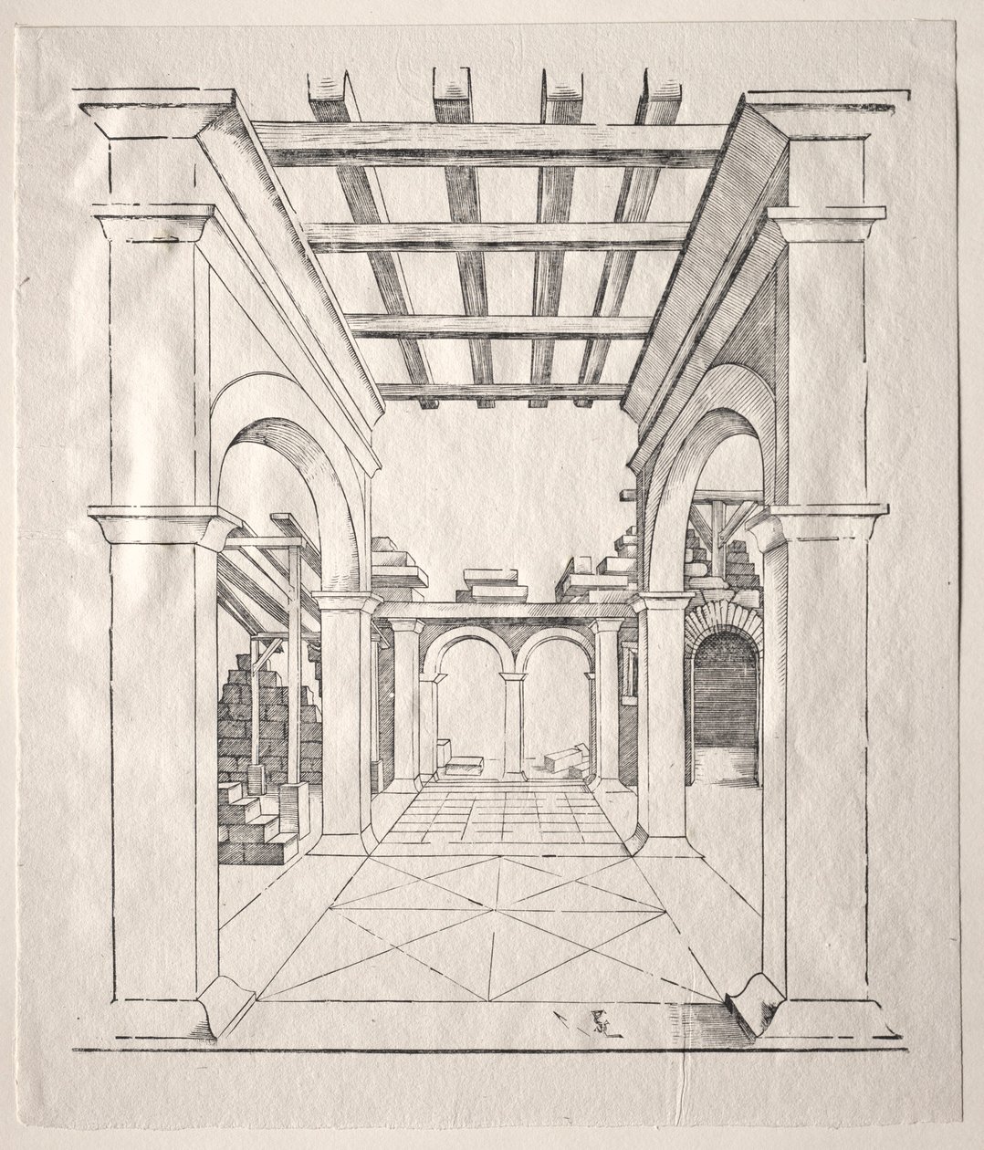 A Portico by Erhard Schon