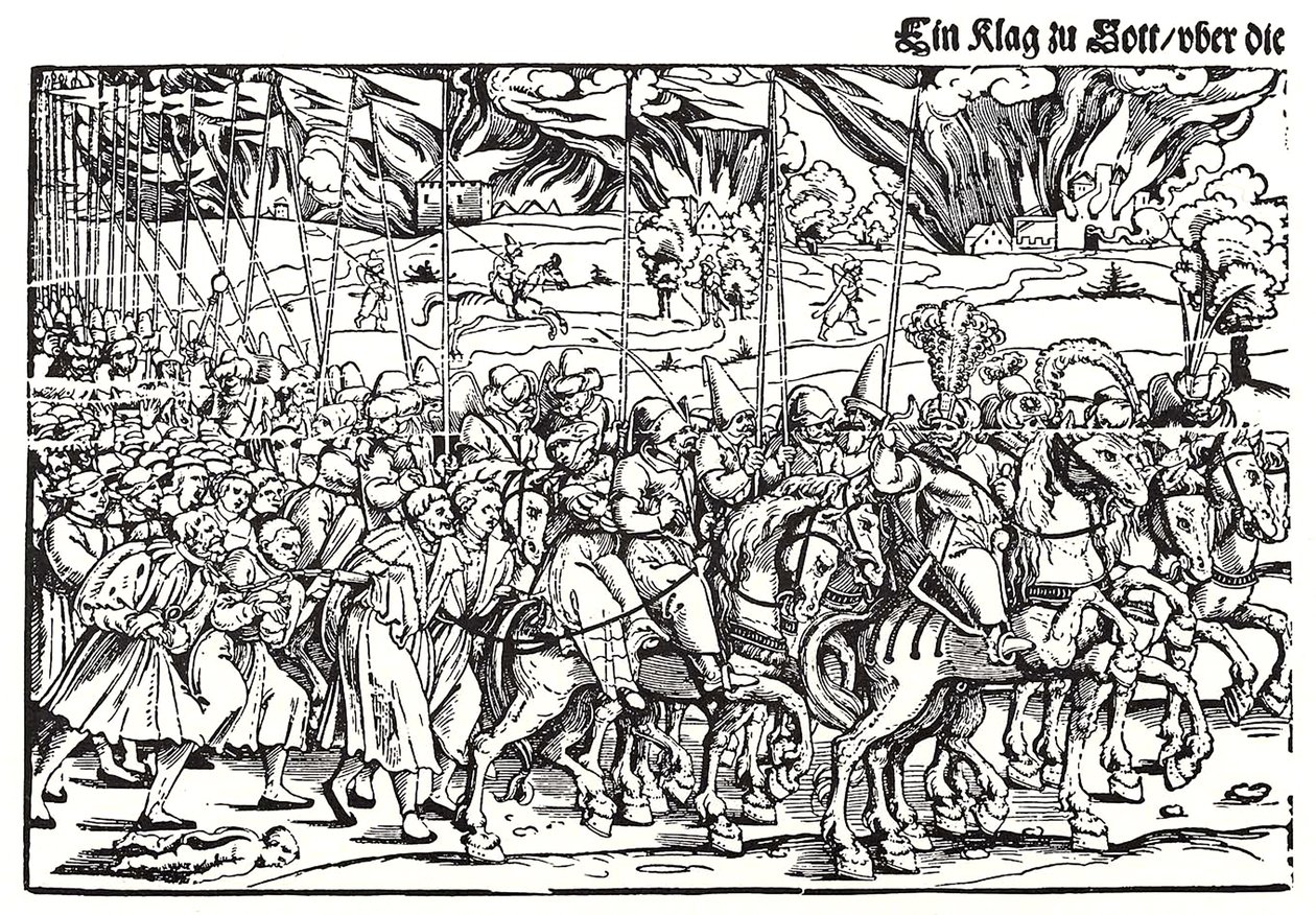 Fragment of a Broadside on the Turkish Invasion of Hungary by Erhard Schon