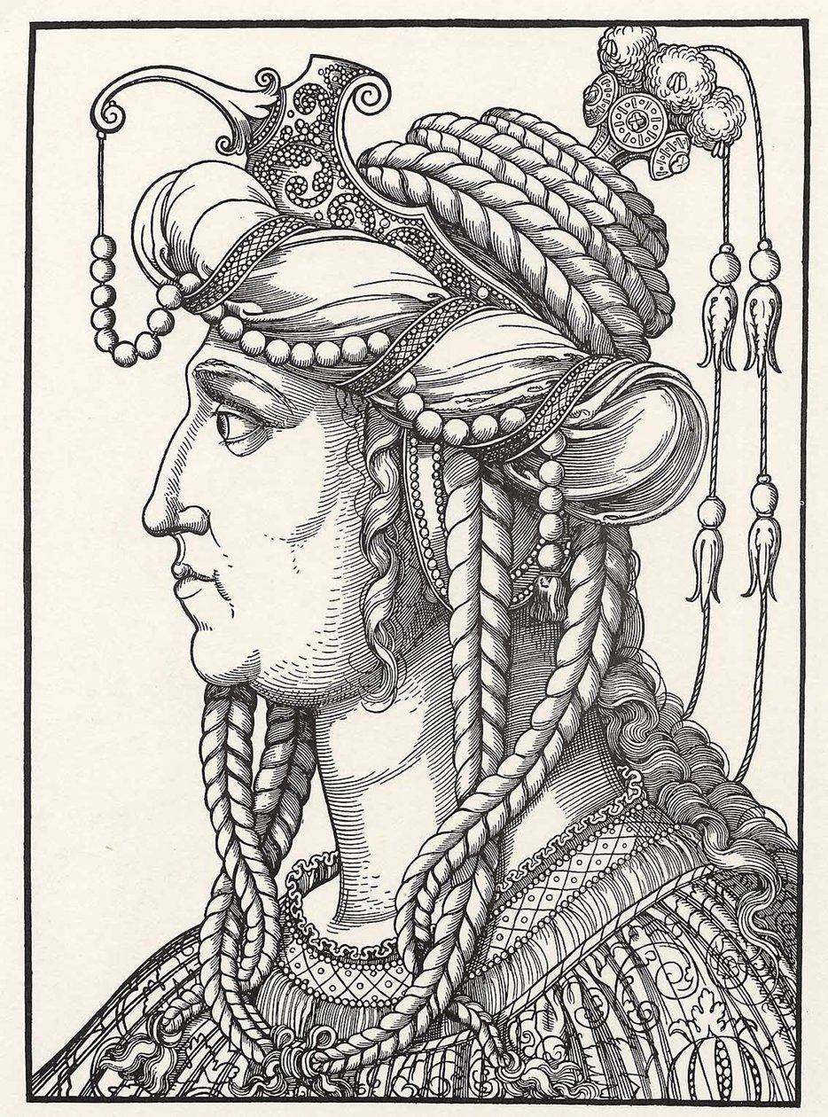 Portrait of the Sultana Roxelane by Erhard Schon