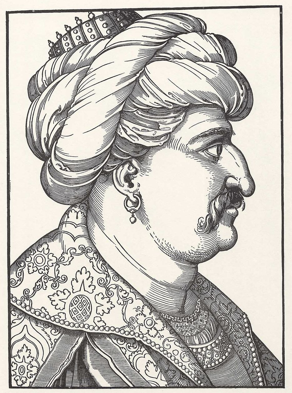 Portrait of Sultan Suleiman I the Magnificent by Erhard Schon