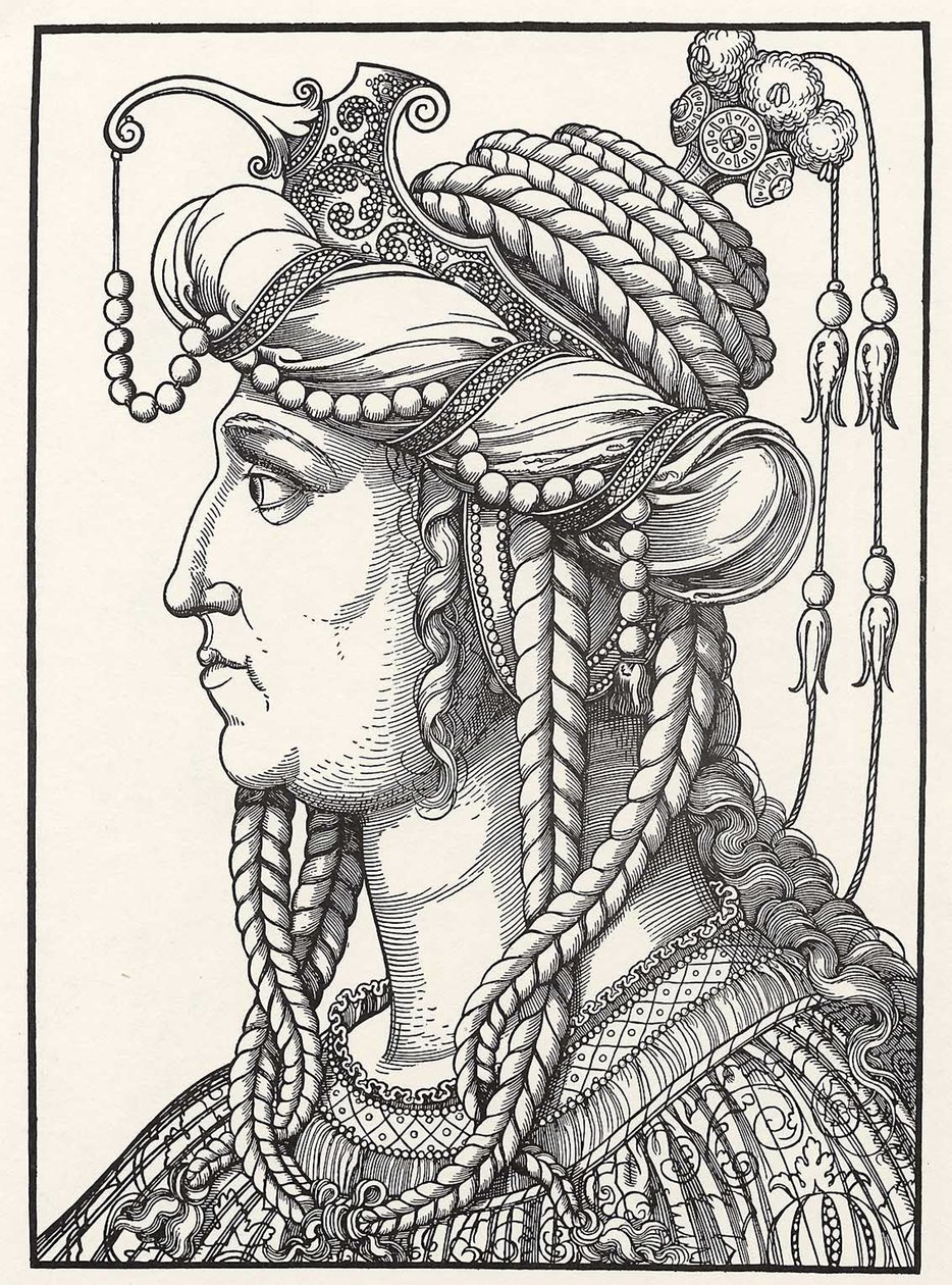 Portrait of Wife of Suleiman the Magnificent by Erhard Schon
