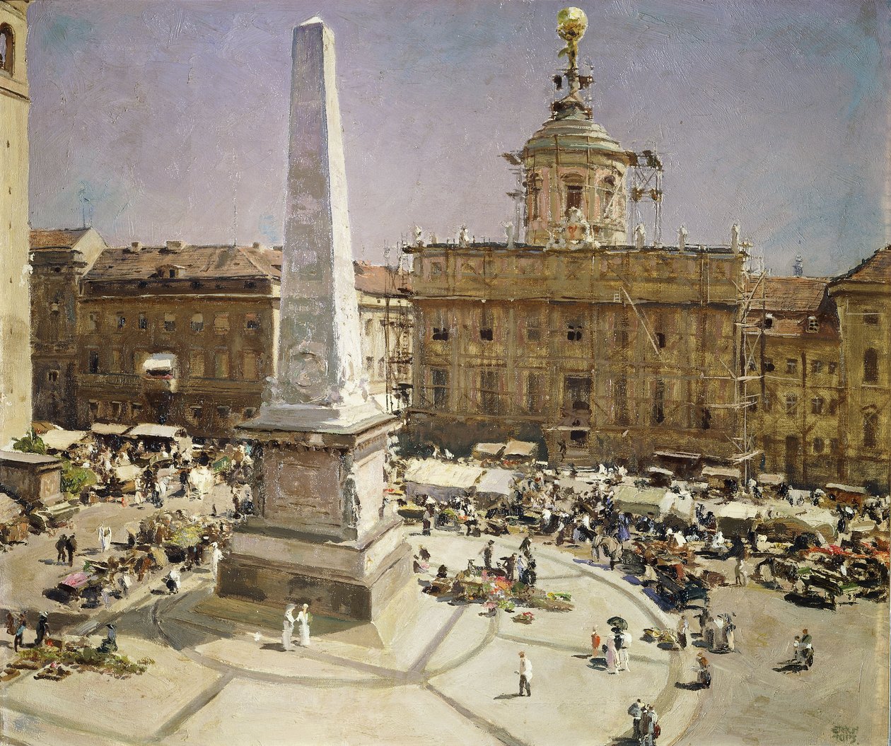 Piazza Santa Maria Maggiore, Rome by Erich Kips