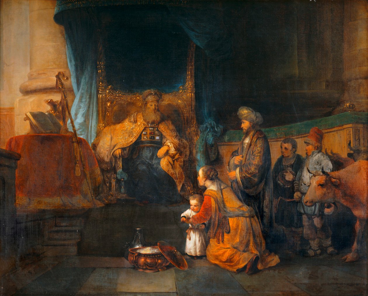 Hannah and Her Husband Elkana Presenting Their Son Samuel to the High Priest Eli by Erich Lessing