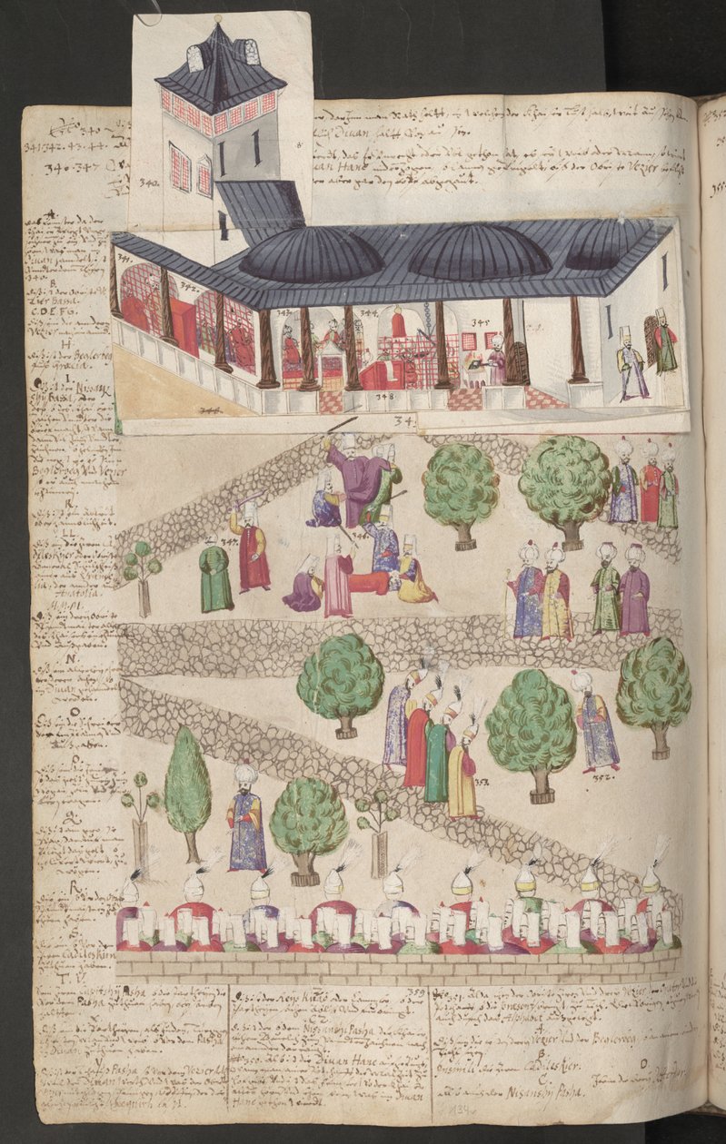 Buildings in Constantinople: View of the third court of the palace by Erich Lessing