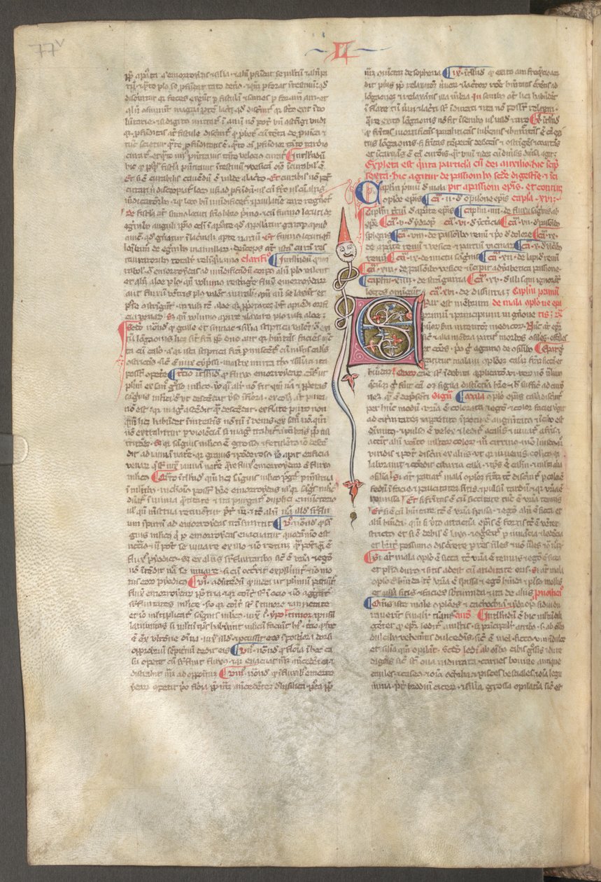 Full Page: Text and Initial 