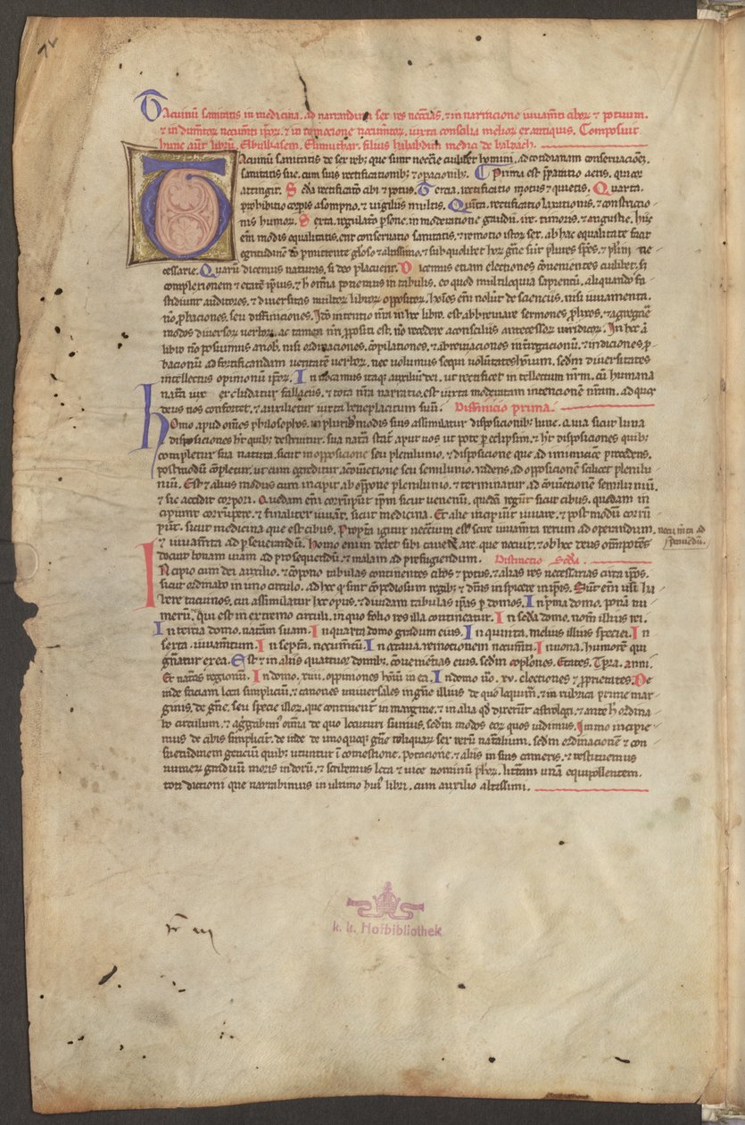 Full page: text and initial T by Erich Lessing