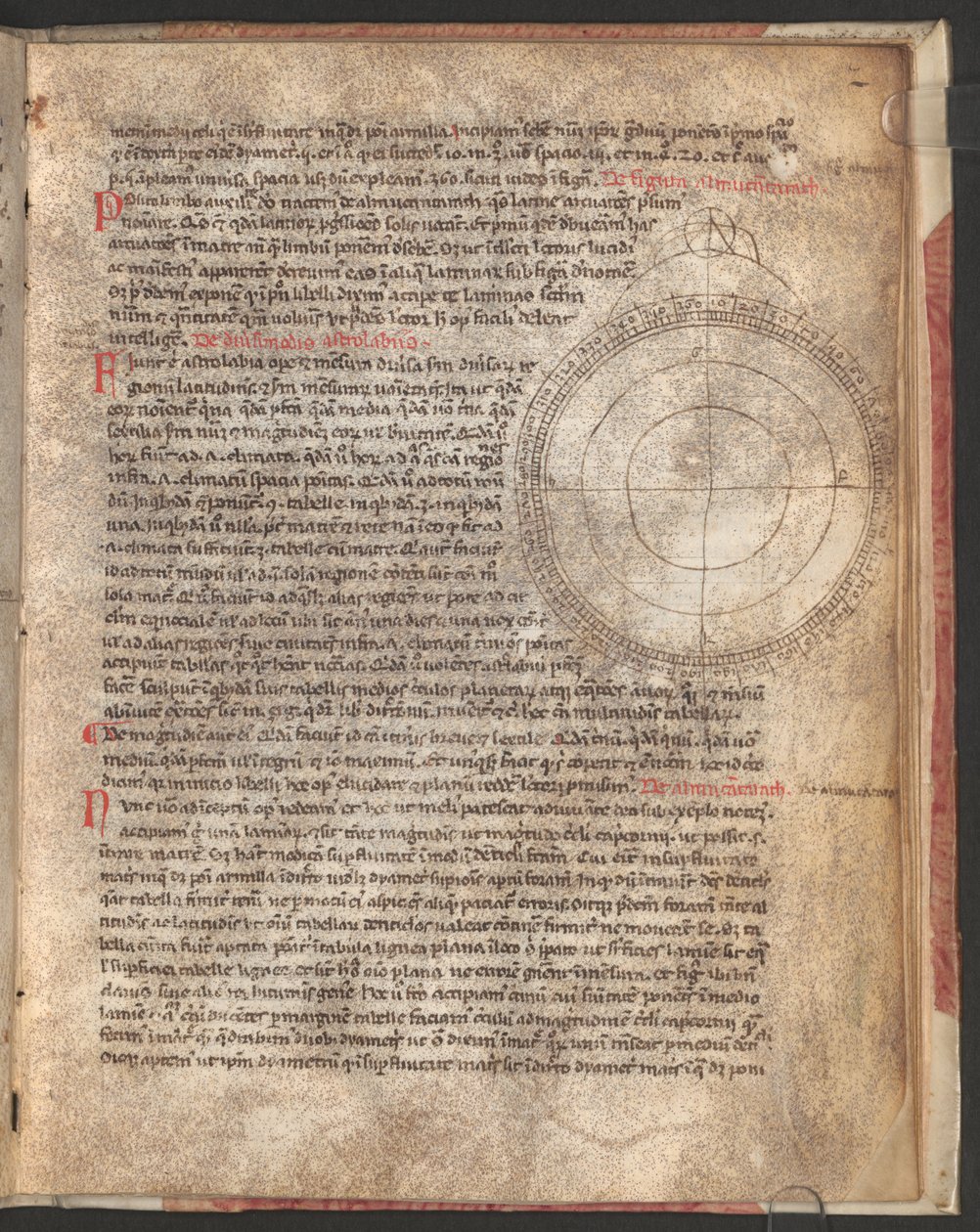 Explanation of the astrolabe, Johannes Hispanus, Liber Astrolabii, Italy by Erich Lessing