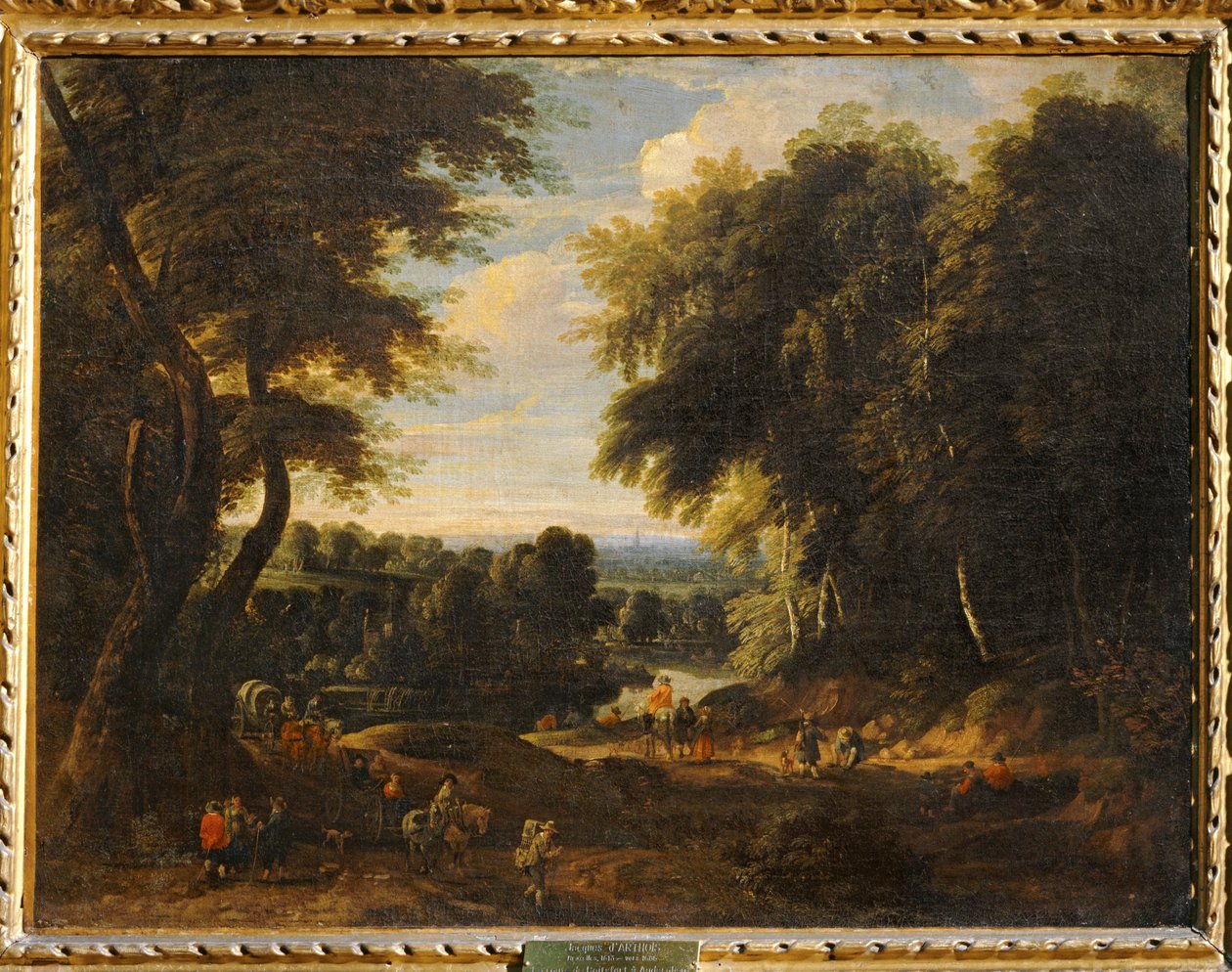 The Road from Boitsfort to Auderghem and the Pond of Ten Reuken by Erich Lessing