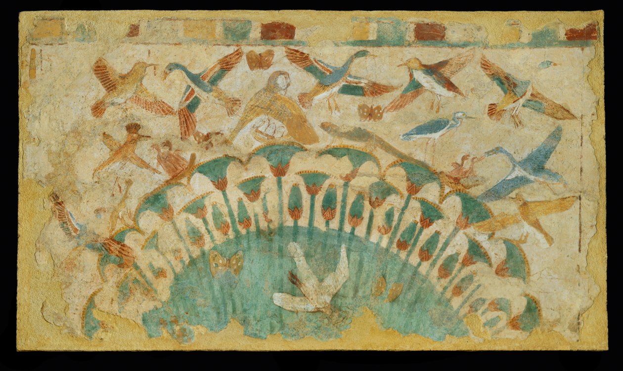 Paintings from the Tomb of Metjetji by Erich Lessing