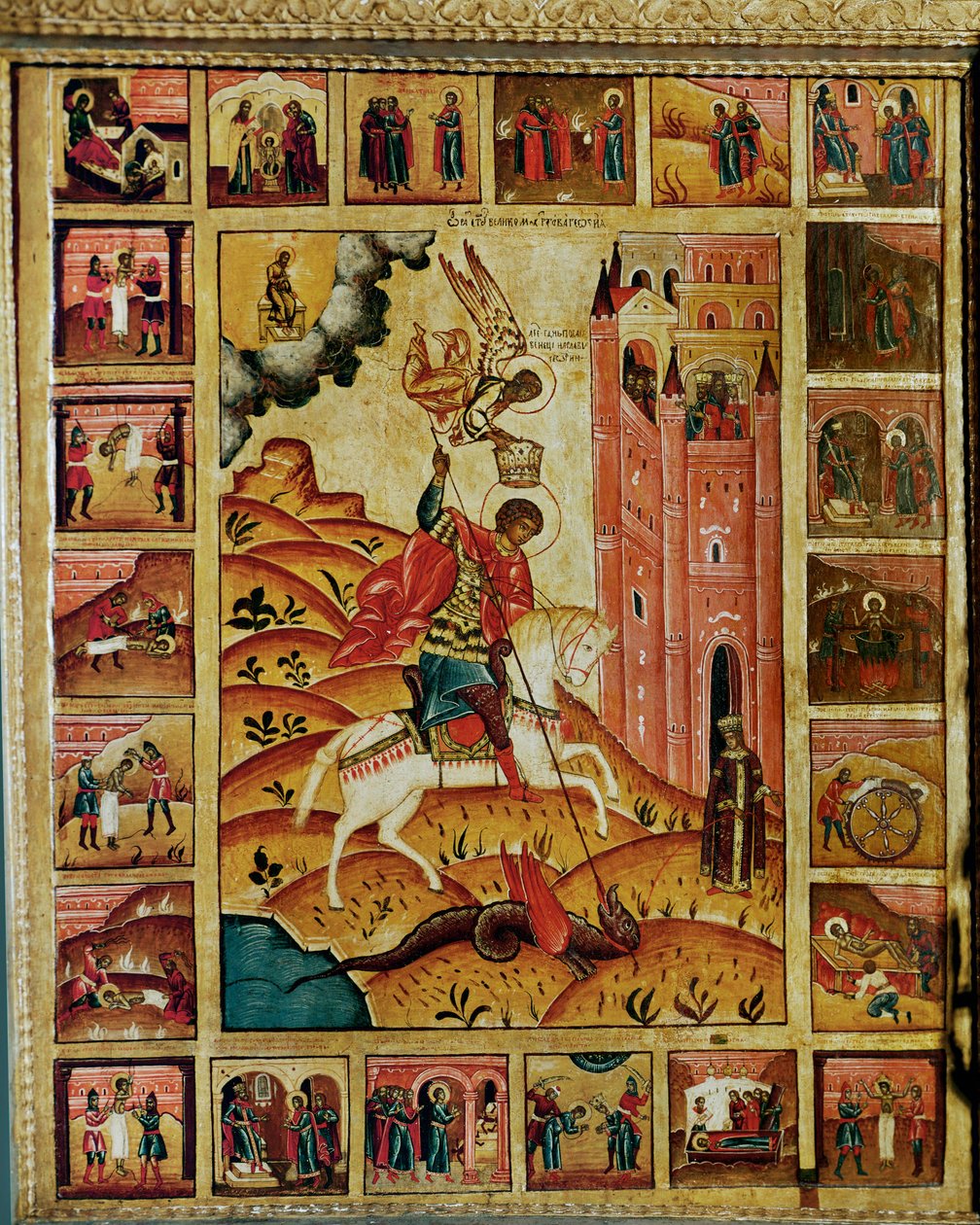 Saint George and the Dragon by Erich Lessing