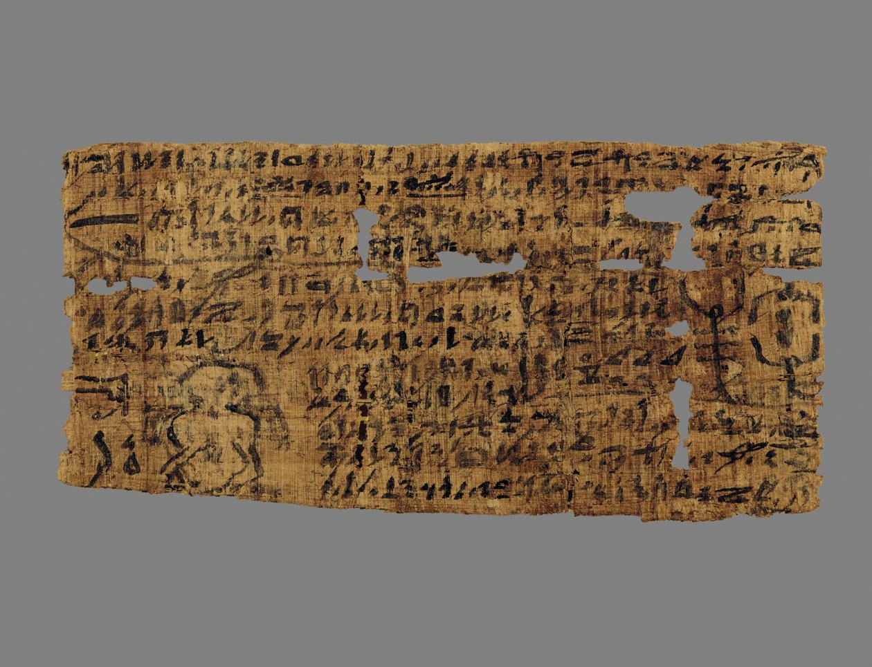 Talisman Protecting Against Fever, from Deir el-Medineh, 20th Dynasty by Erich Lessing