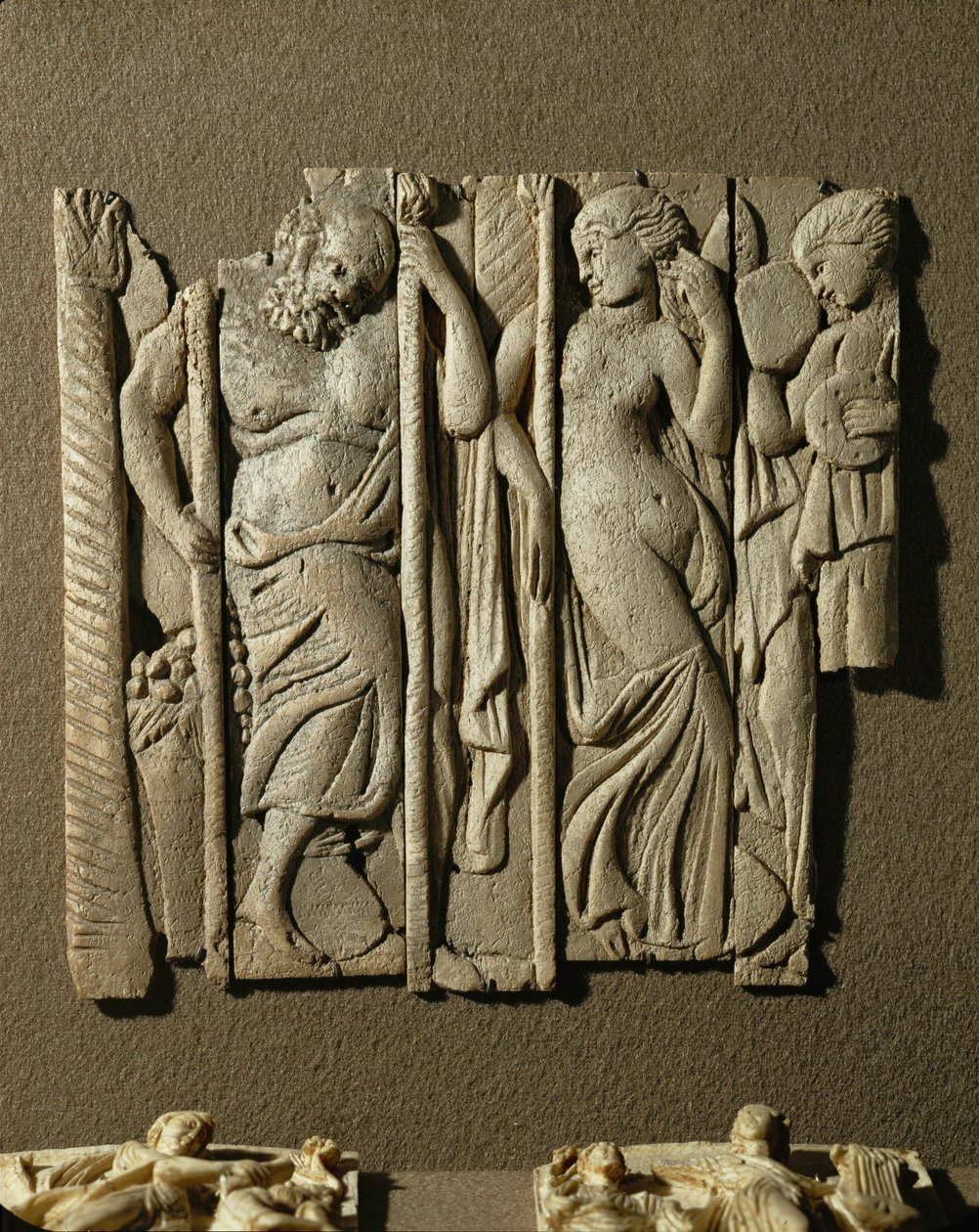 Thiasos, a Bacchanalian procession with Silenus and dancing Maenads by Erich Lessing