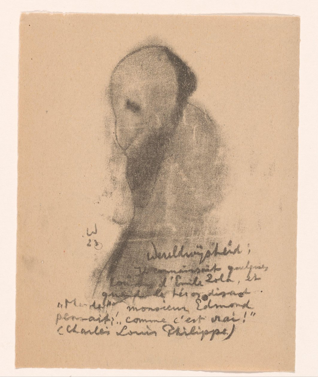 Abstract Figure with Beard by Erich Wichmann