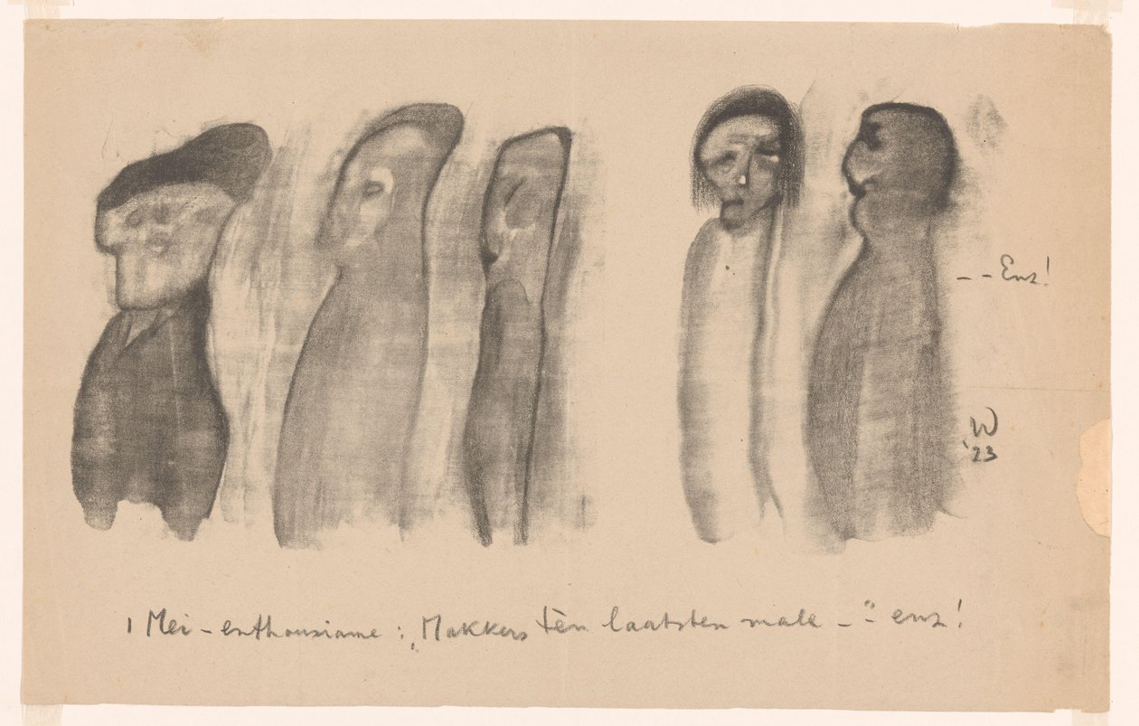 Five figures on Labor Day by Erich Wichmann