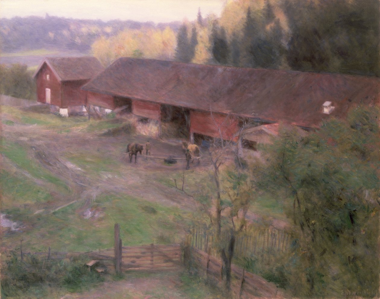 Autumn by Erik Theodor Werenskiold