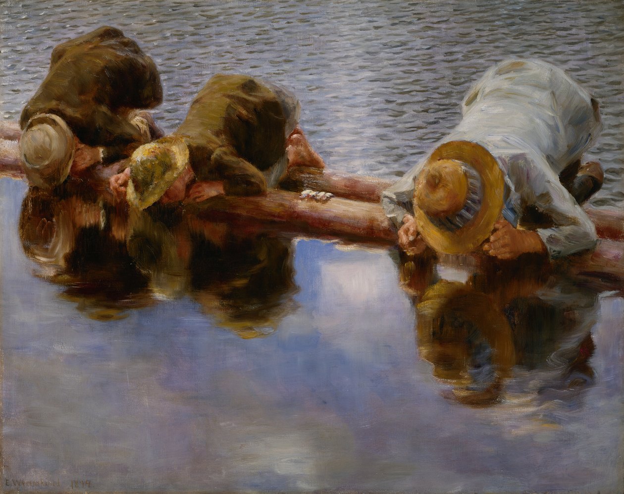 Looking at Water by Erik Theodor Werenskiold