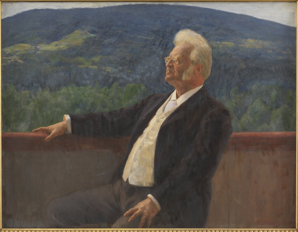 Portrait of Bjørnstjerne Bjørnson by Erik Theodor Werenskiold