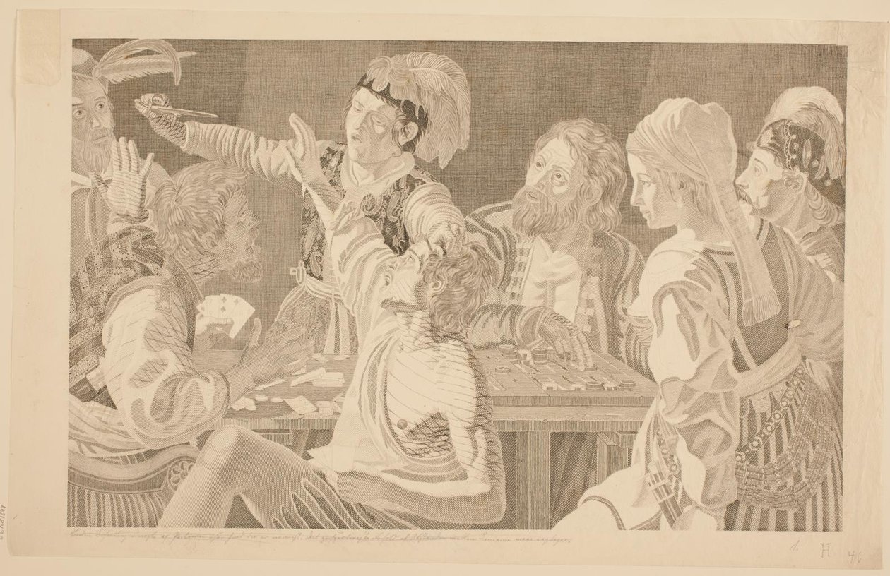 The Players by Erling Eckersberg
