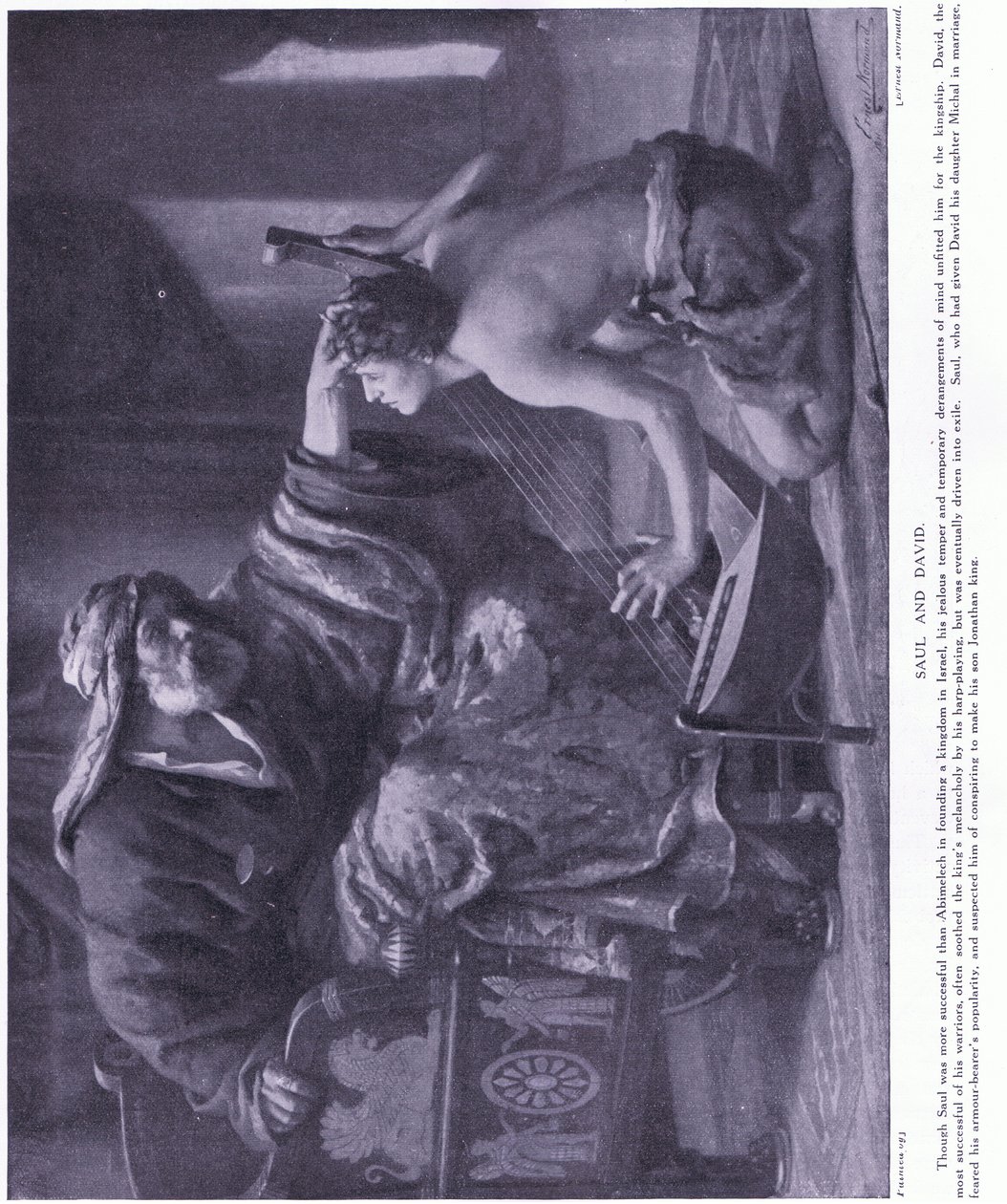 Saul and David by Ernest Normand