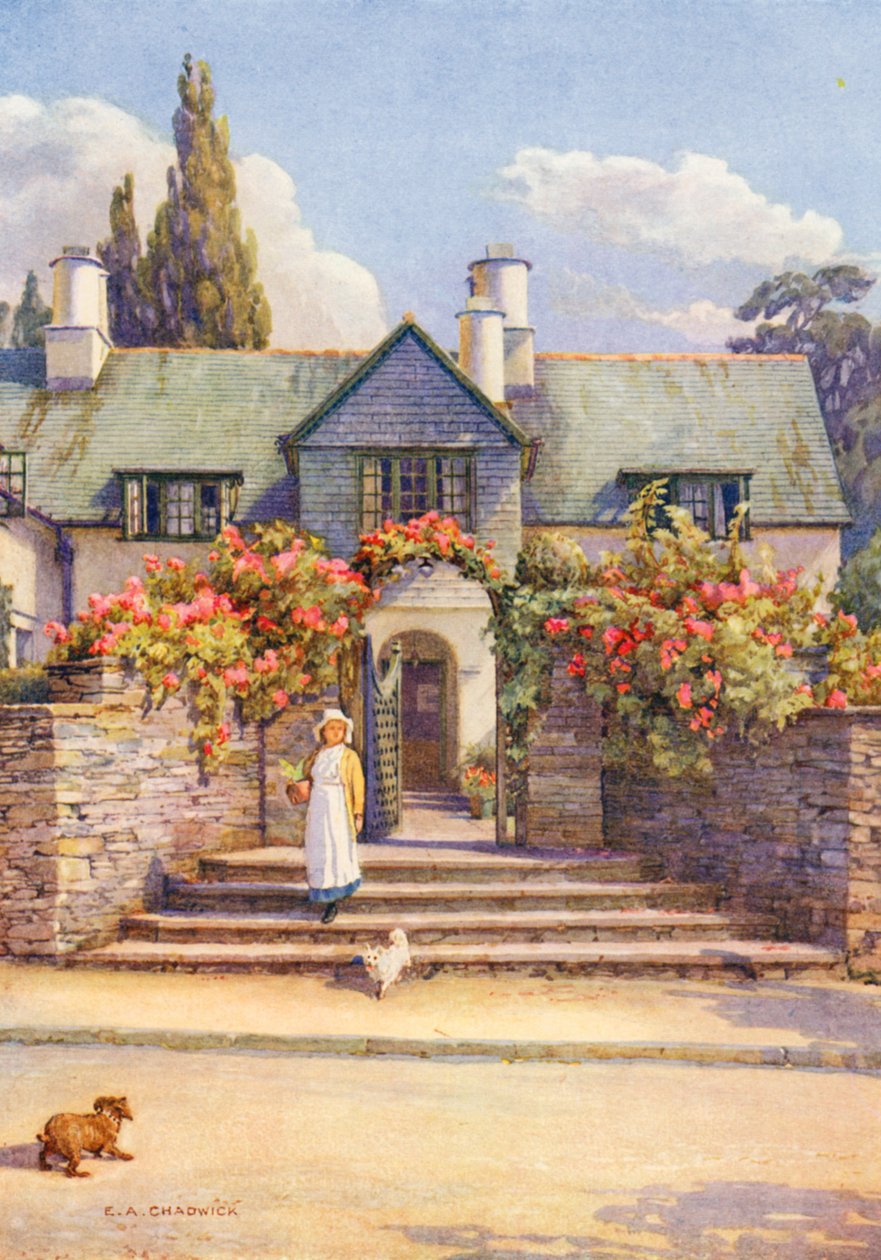 Entrance Gateway at Shrublands, Westmoreland by Ernest Albert Chadwick