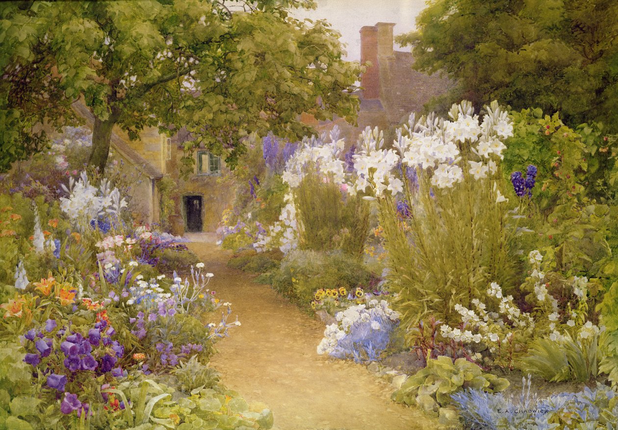 Madonna Lilies by Ernest Albert Chadwick