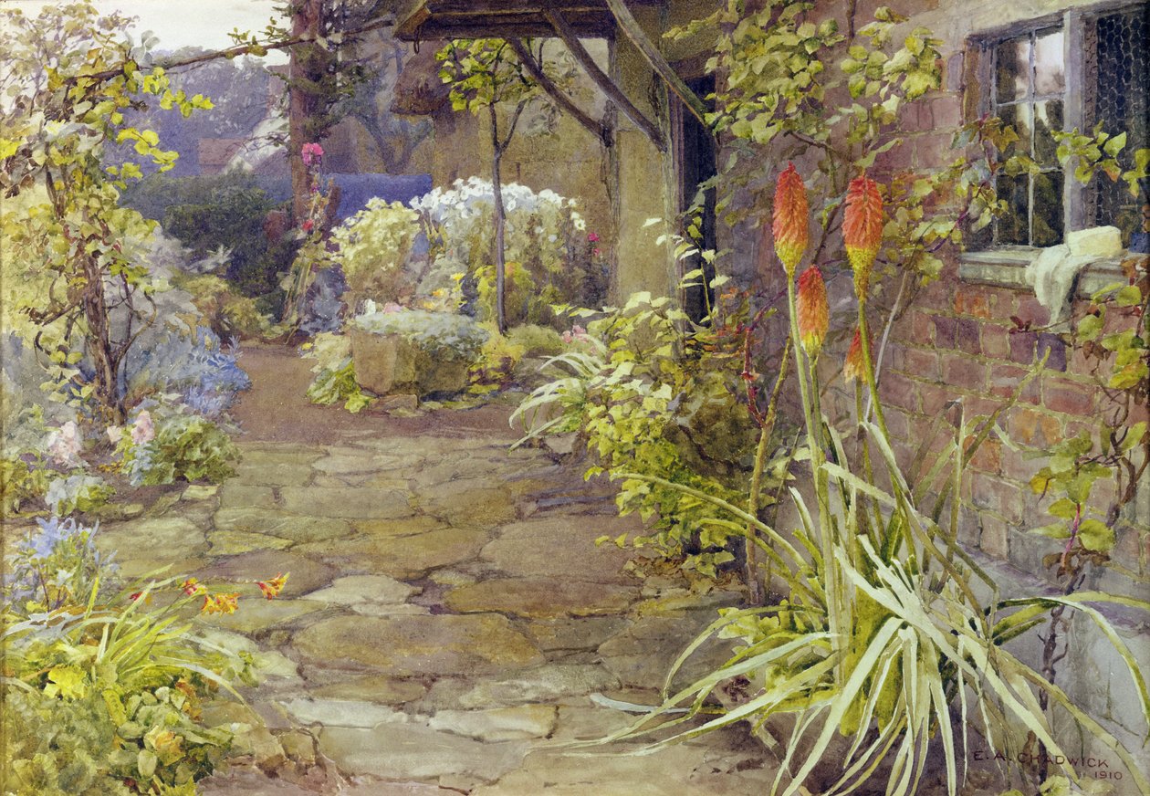 Torch Lilies by Ernest Albert Chadwick