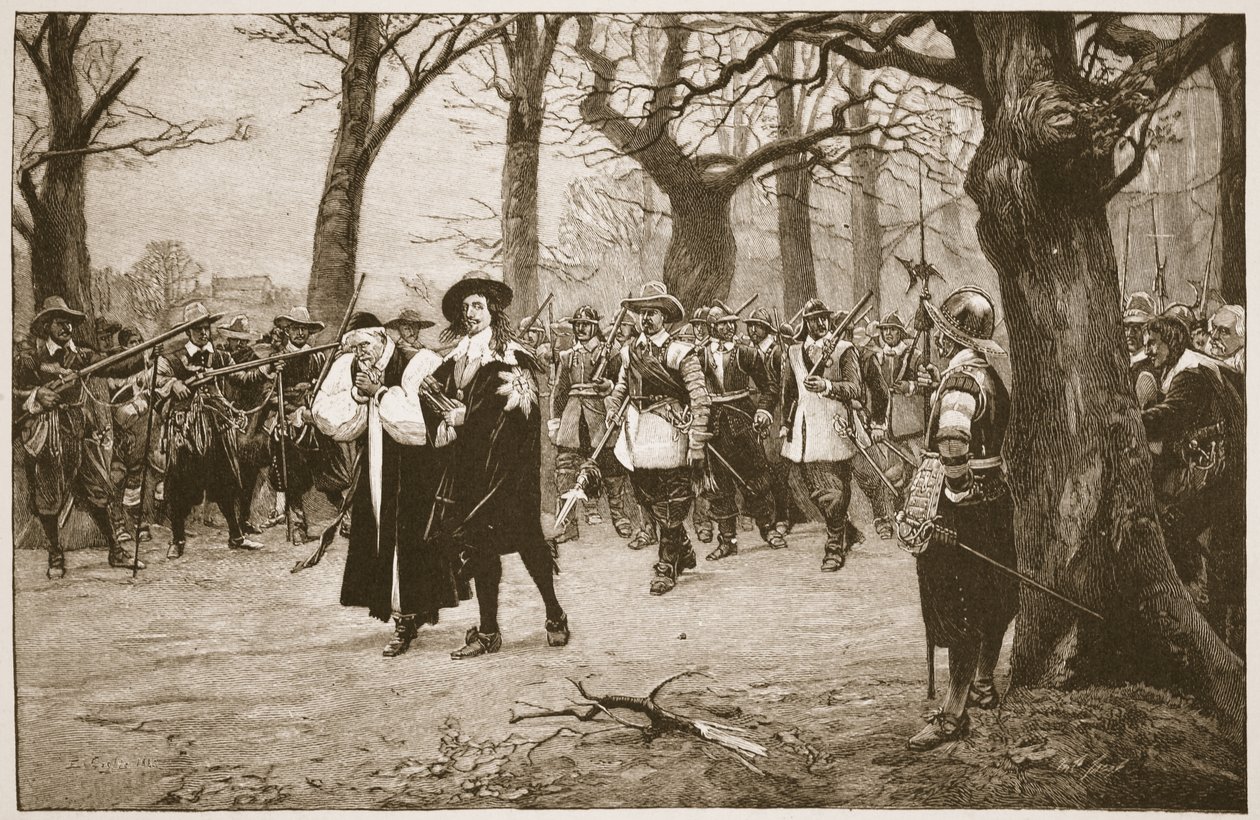 Charles I on His Way to Execution, Illustration from 