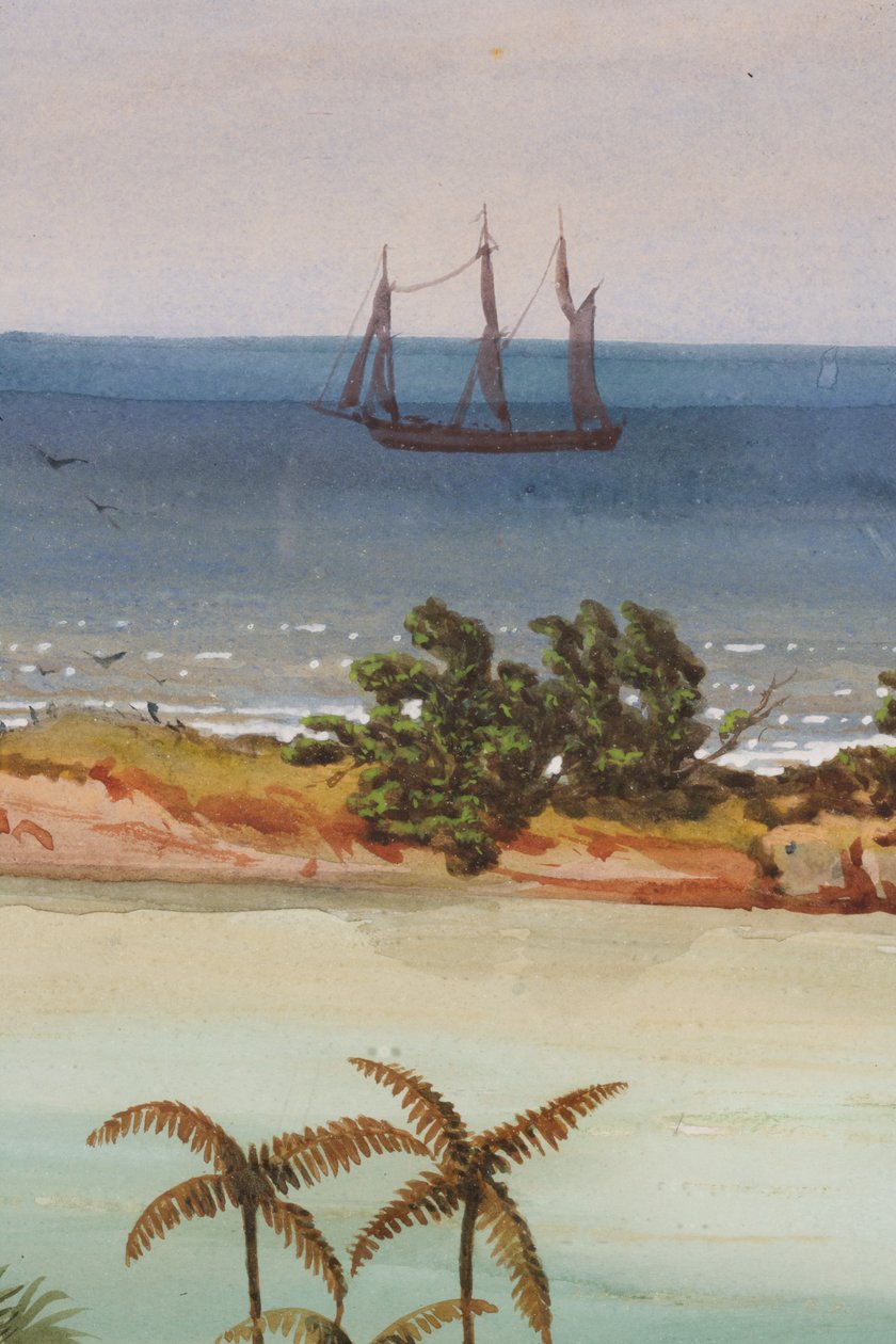 Triptych of an Atoll (detail) by Ernest Henry Griset