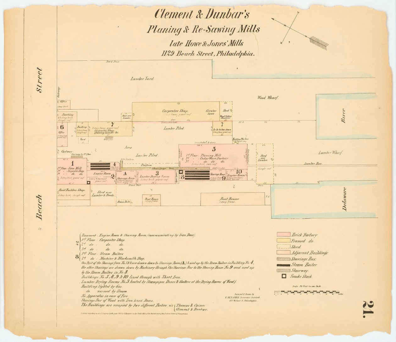 Hexamer General Survey; volume 1, plate 21, 1866 by Ernest Hexamer