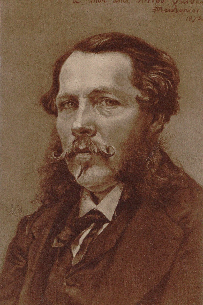 Portrait of pianist and composer Alfred Quidant, 1872 by Jean Louis Ernest Meissonier