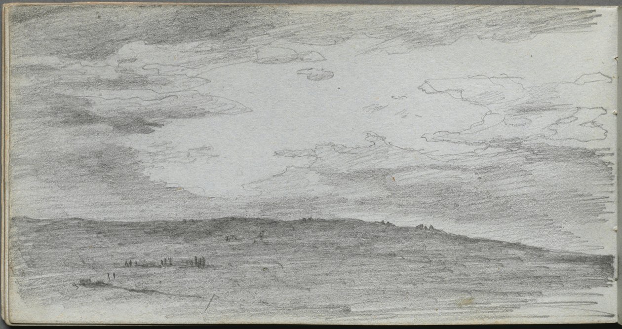 Landscape Study by Jean Louis Ernest Meissonier