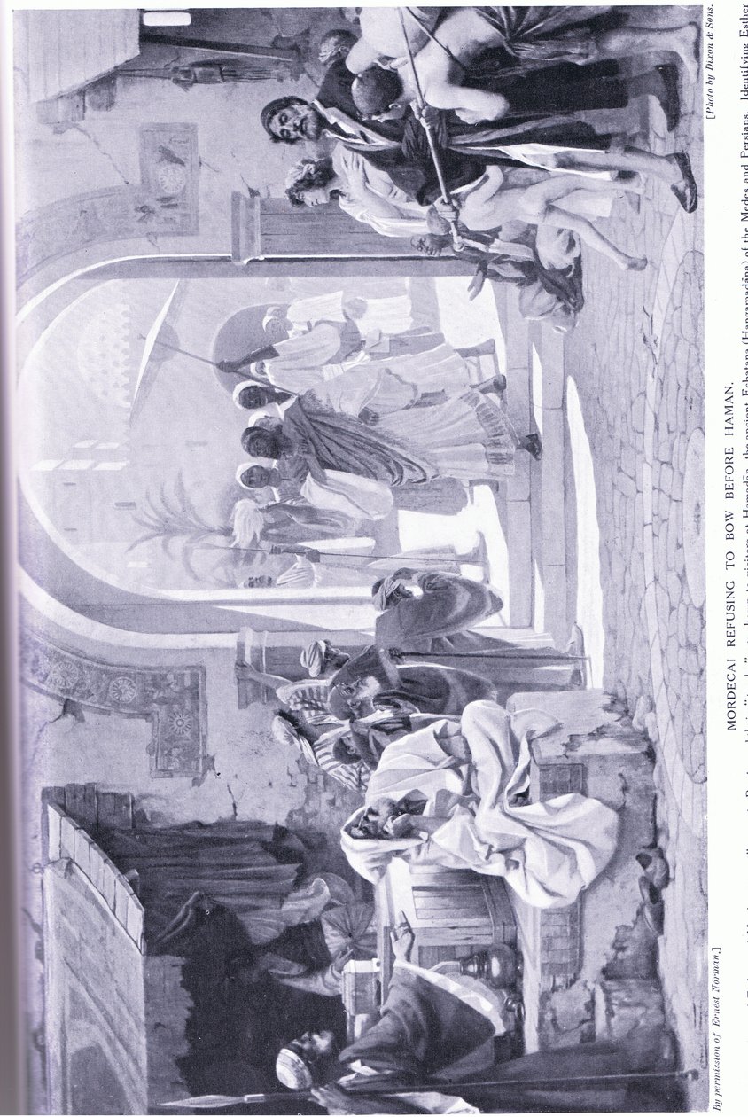Mordecai refusing to bow before Haman 485 BC by Ernest Normand