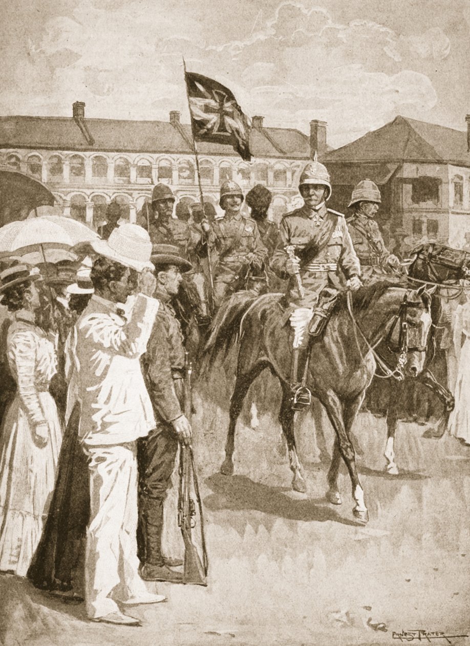 The leader of the Allies, illustration from 