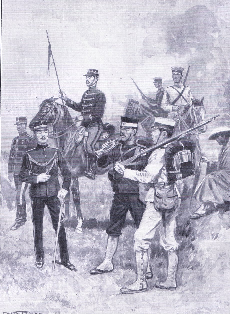 Types of Japanese Soldiers by Ernest Prater