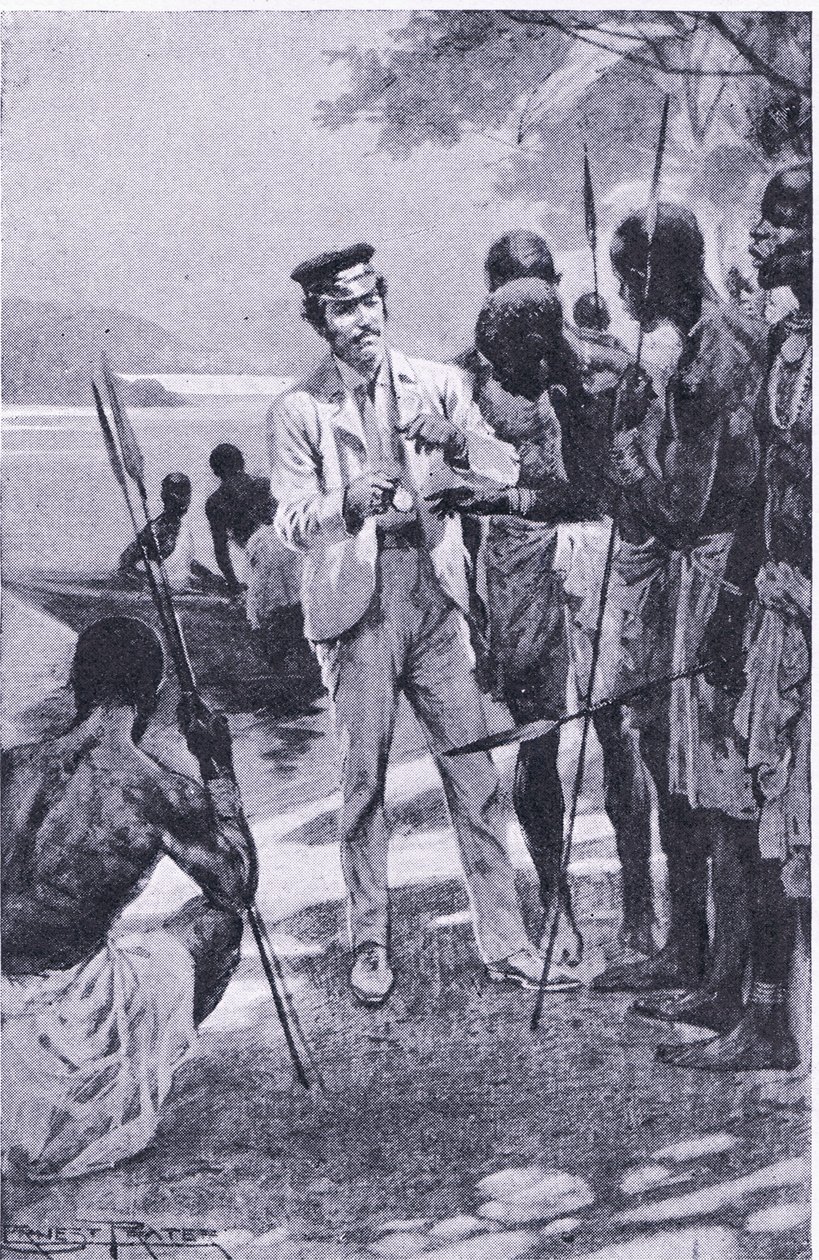 Winning friendship with a watch (illustration from Cassell