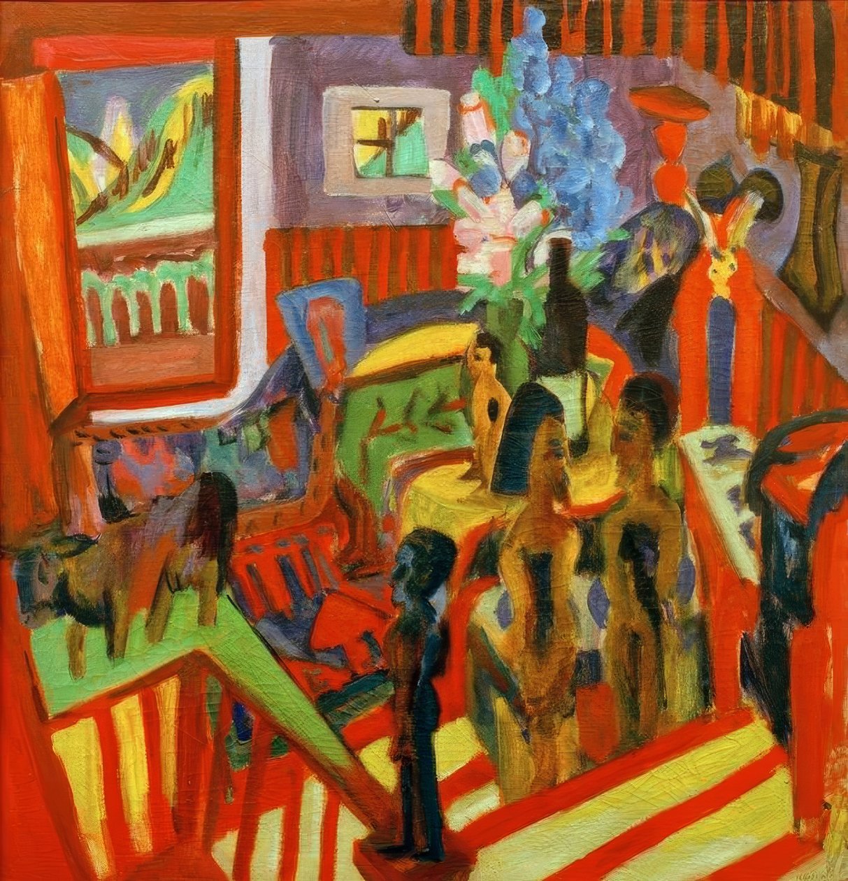 Corner of the Studio by Ernst Ludwig Kirchner
