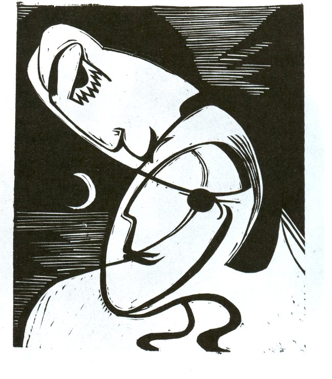 The Kiss by Ernst Ludwig Kirchner