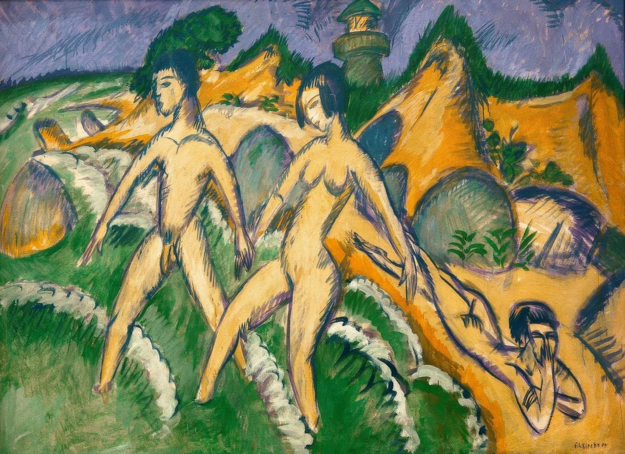 Walking into the Sea by Ernst Ludwig Kirchner