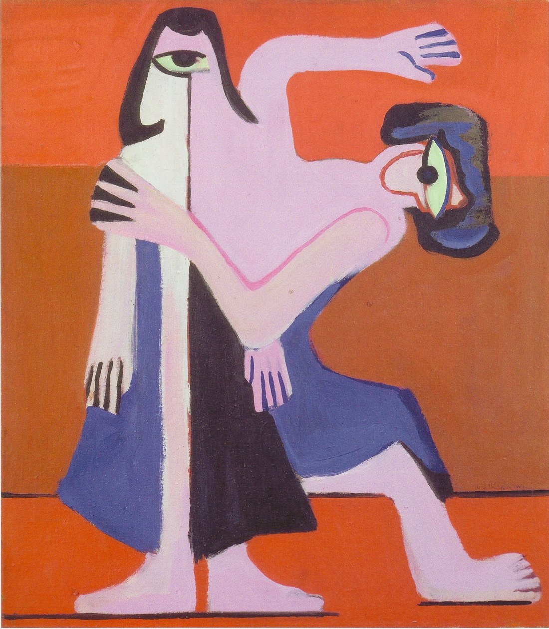 Mask Dance by Ernst Ludwig Kirchner