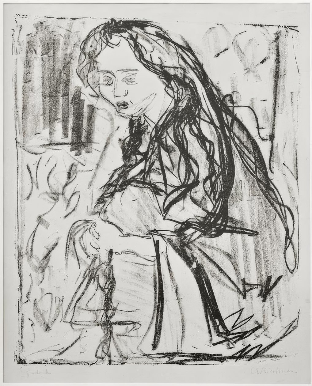 Ruth in a Morphine Dream by Ernst Ludwig Kirchner