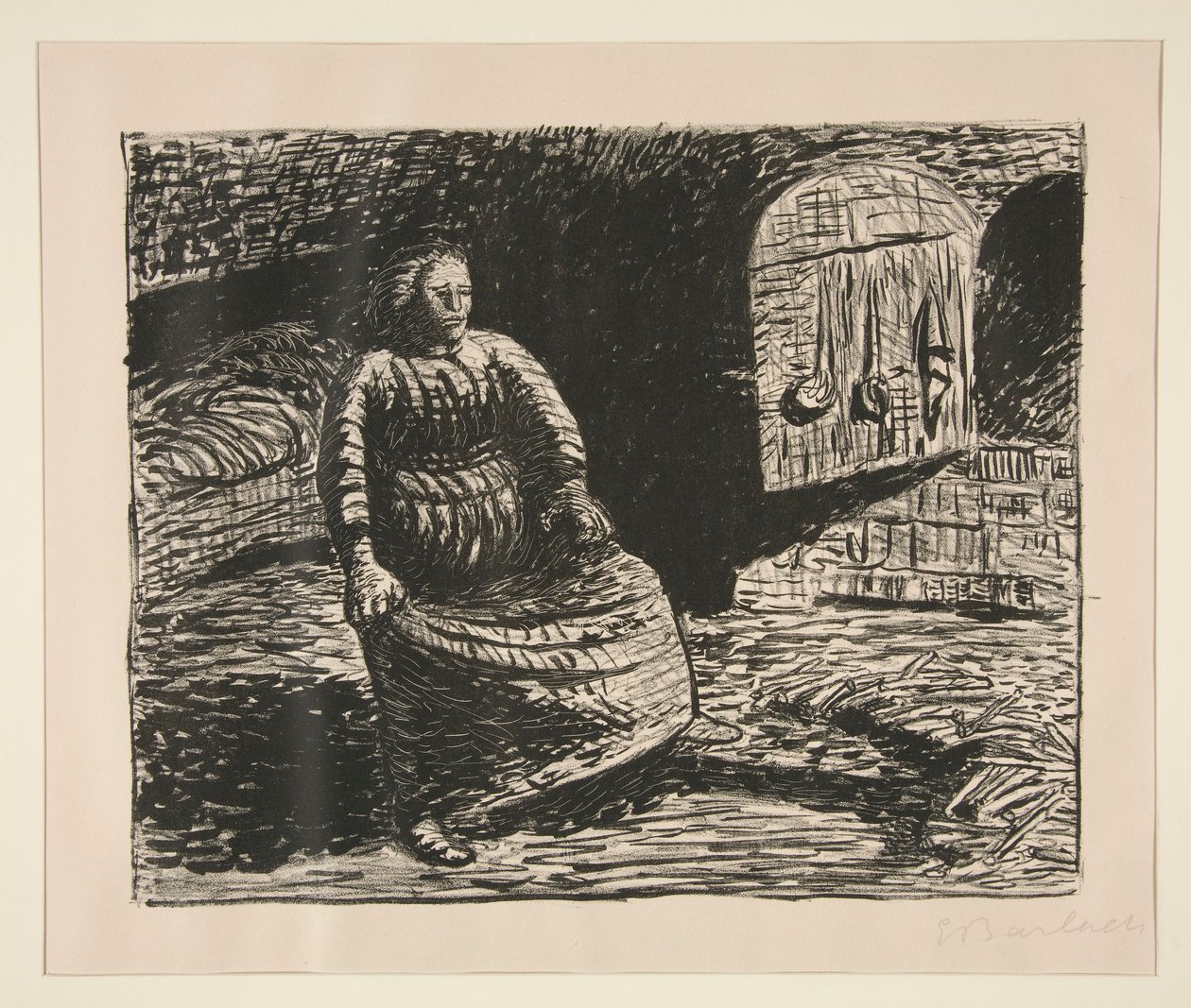 Woman at the Hearth by Ernst Barlach
