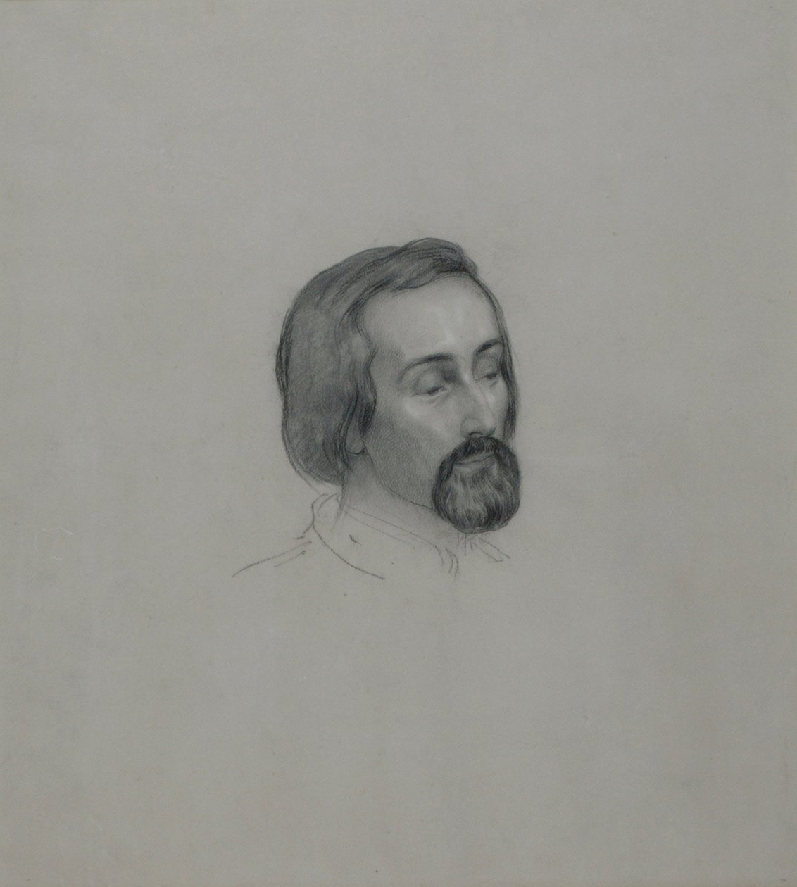 Portrait of the poet Heinrich Heine by Ernst Benedikt Kietz