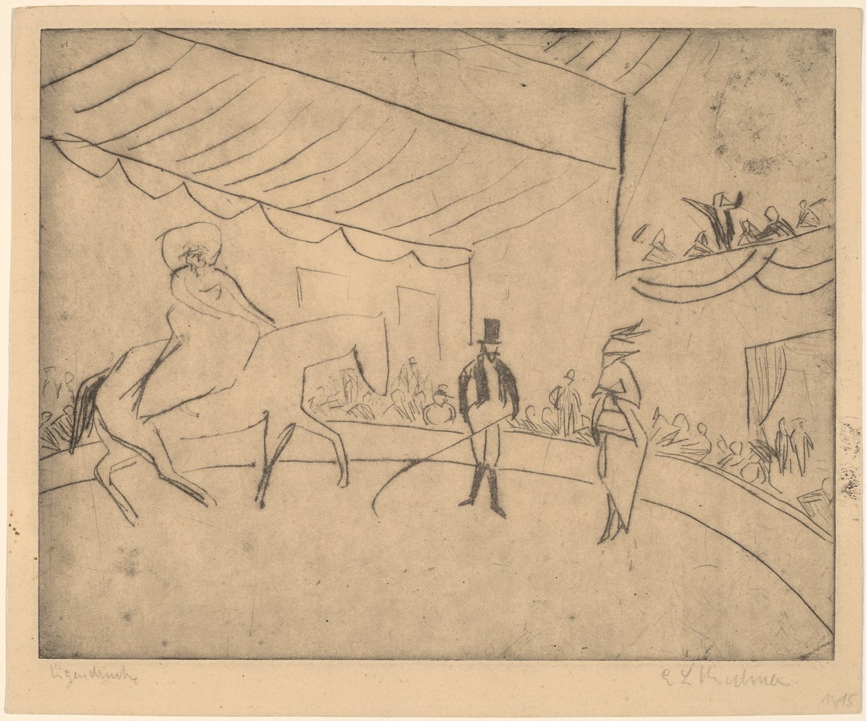 Hippodrome by Ernst Ludwig Kirchner