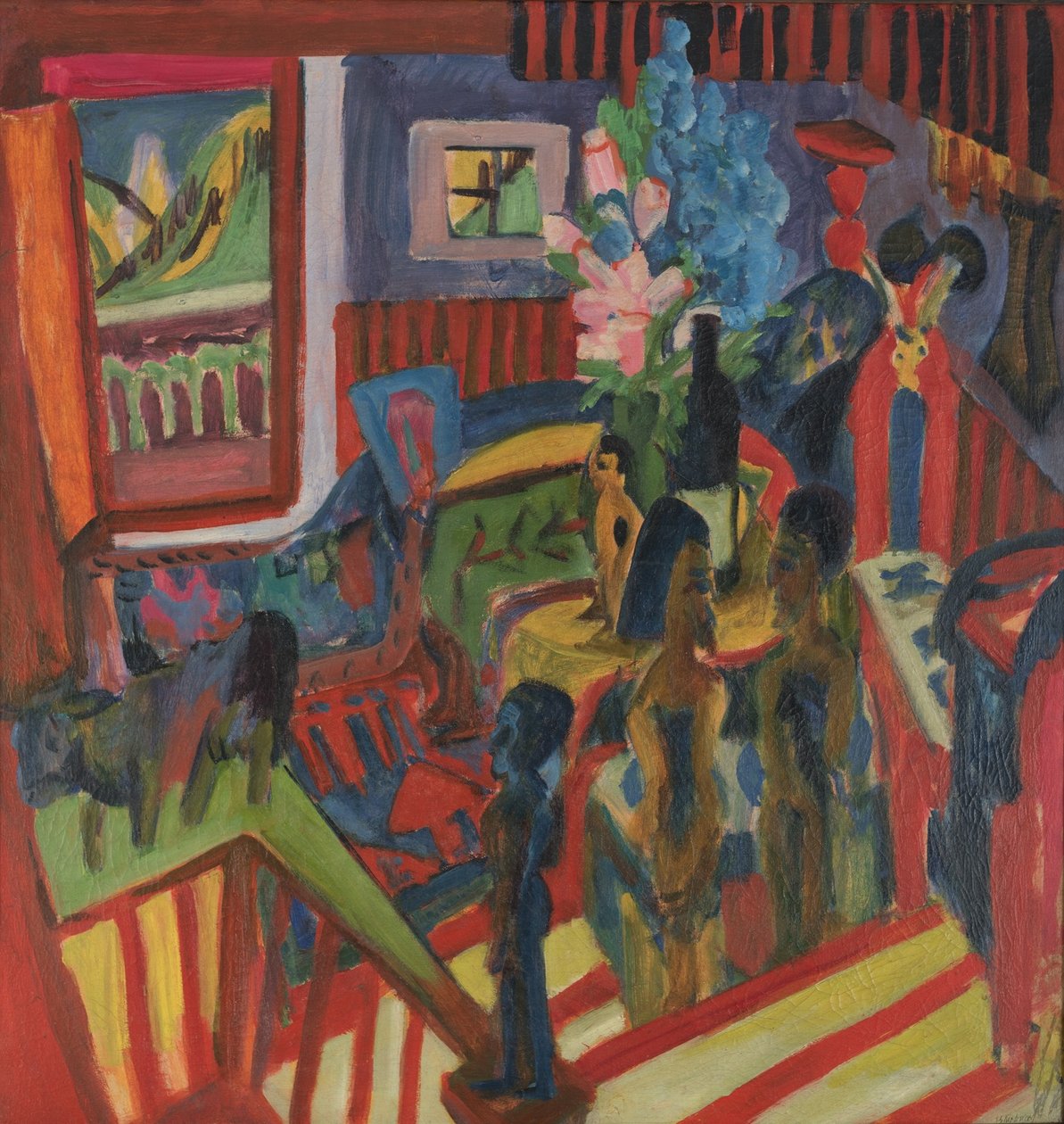 Studio Corner by Ernst Ludwig Kirchner