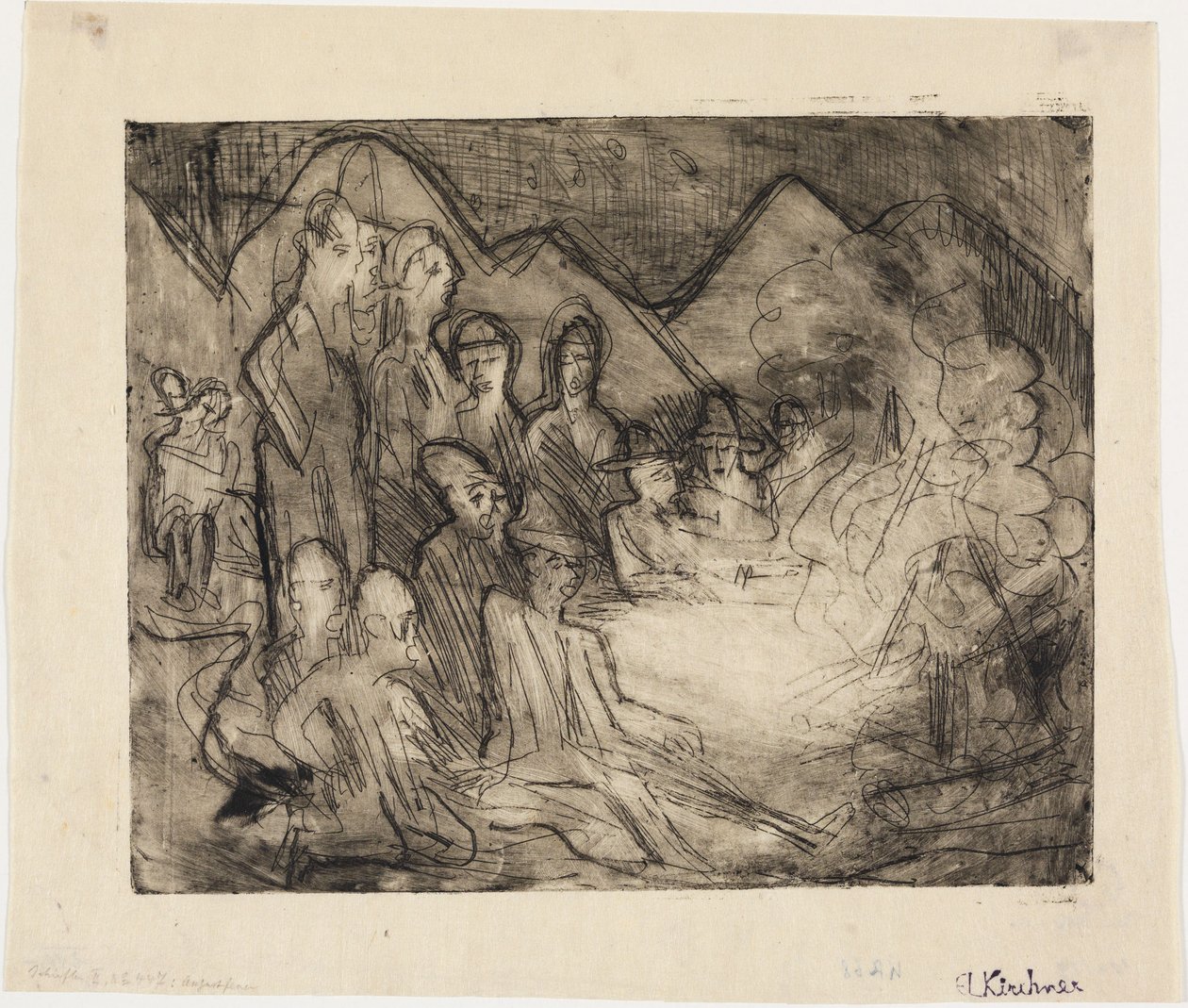 August Fire by Ernst Ludwig Kirchner