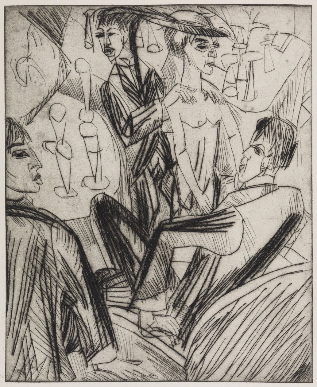 Bartanz by Ernst Ludwig Kirchner