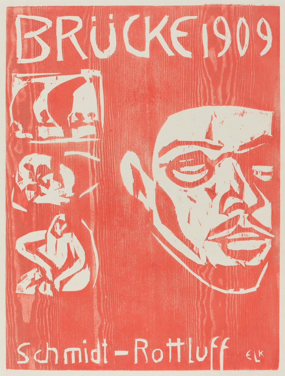Cover of the Fourth Yearbook of the Artist Group the Brucke by Ernst Ludwig Kirchner