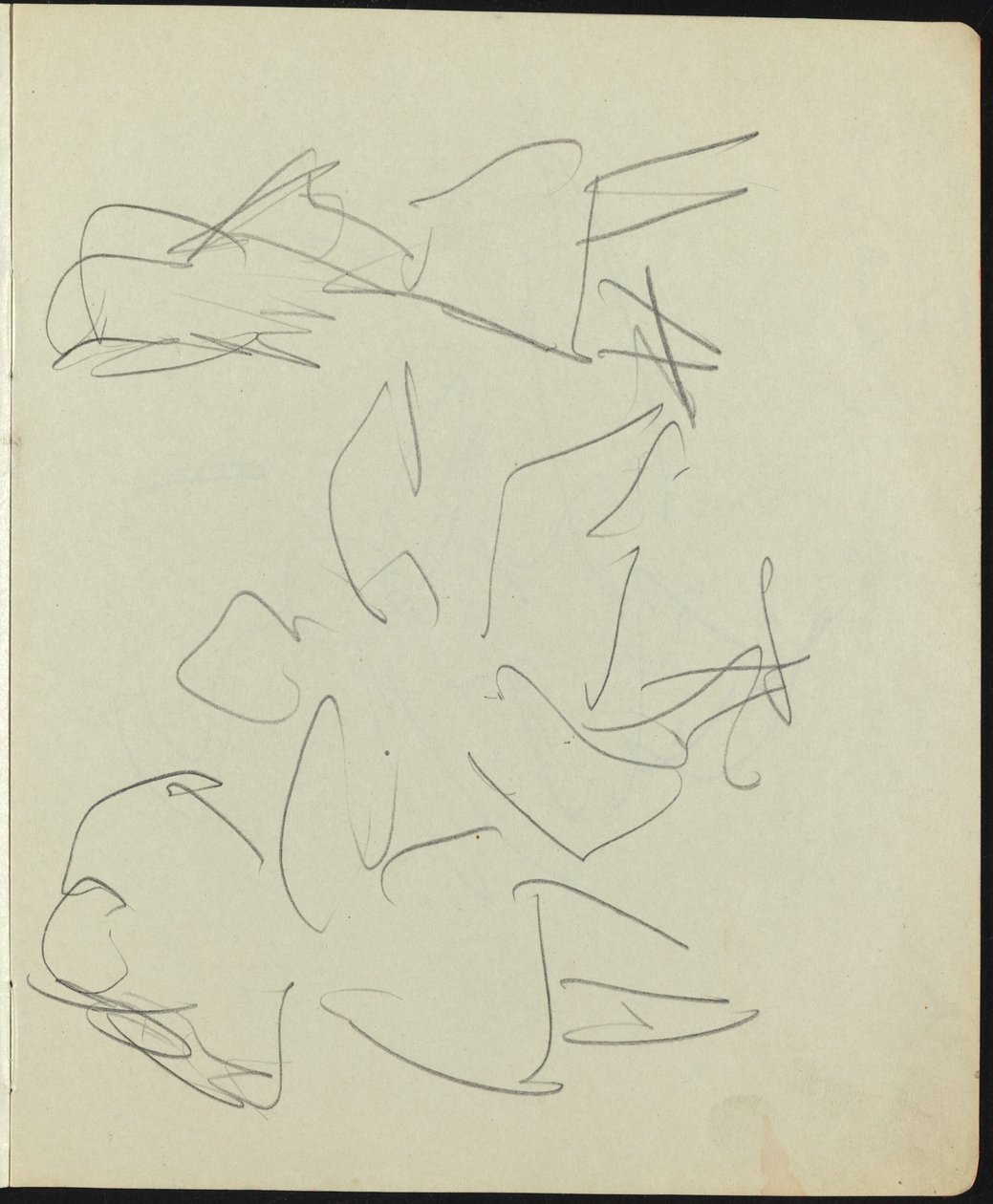 Dancers and Performers (Page from a Sketchbook) by Ernst Ludwig Kirchner