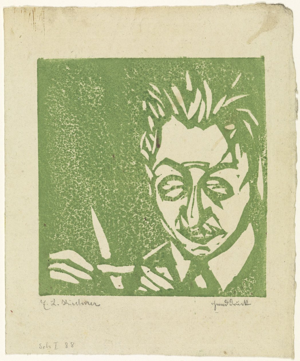 Glassblower (Walter Kirchner) by Ernst Ludwig Kirchner