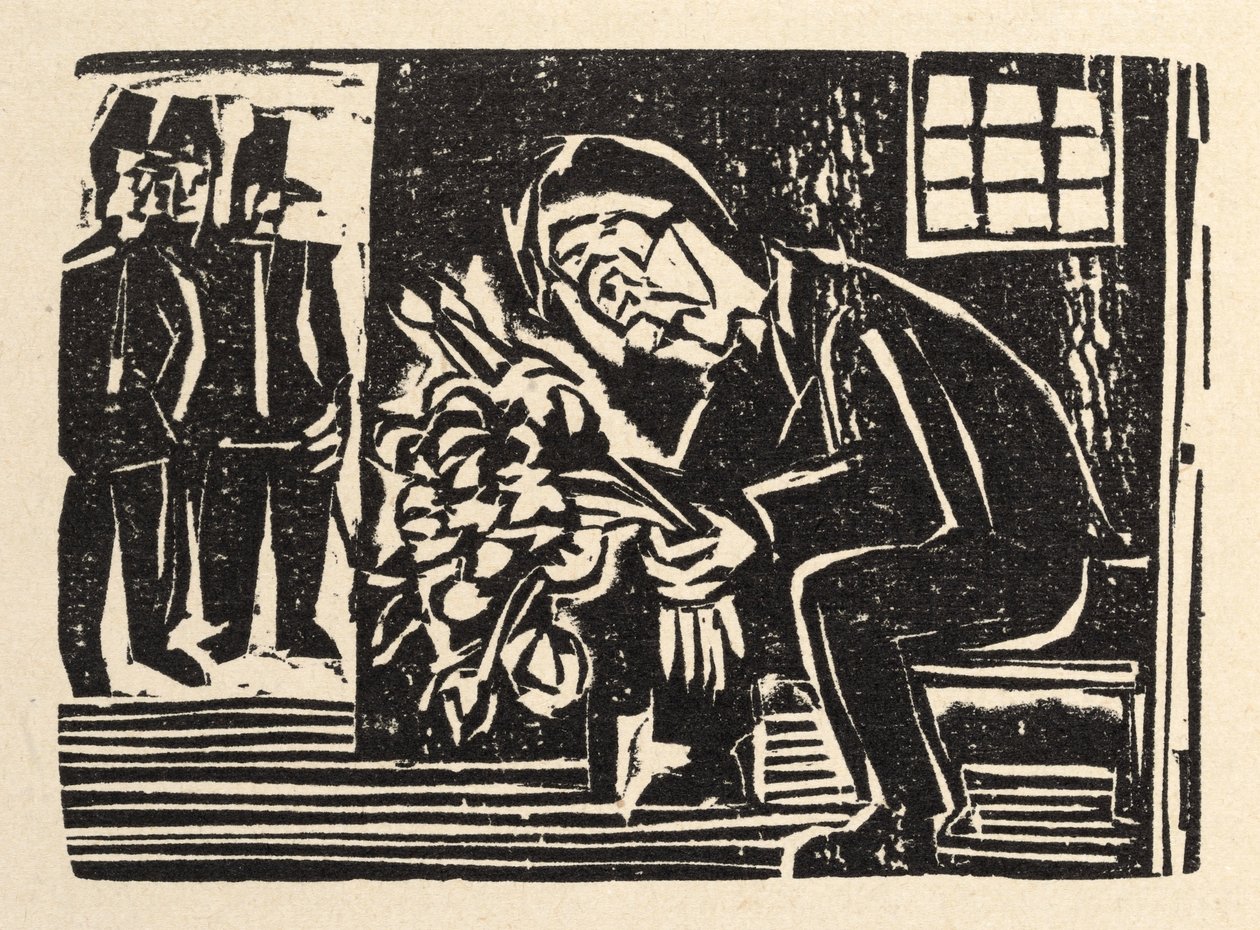 Beside the Highway. Stories by Jakob Bosshart. The Apostle of Peace - In the Cell by Ernst Ludwig Kirchner